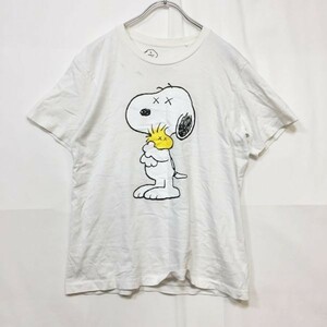 UNIQLO/ユニクロ 半袖Tシャツ スヌーピー PEANUTS ホワイト サイズ不明 メンズ