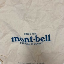 mont-bell/モンベル コットン 大きめ巾着袋 アウトドア アイボリー_画像4