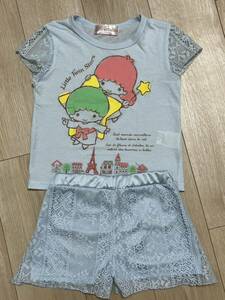 *ki Kirara Sanrio top and bottom set short sleeves size 110.