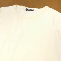 RALPH LAUREN ラルフローレン コットン カットソー 5f(L相当) アイボリー 半袖 Tシャツ 国内正規品 レディース 女性用 婦人_画像4