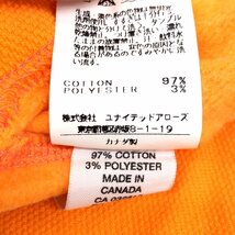 B&Y UNITED ARROWS ユナイテッドアローズ ワッフル生地 Tシャツ M オレンジ 半袖 国内正規品 メンズ 紳士_画像5