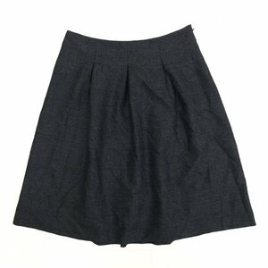 Theory セオリー ストレッチ フレアスカート 2(M) 実寸w66 チャコールグレー 日本製 国内正規品 レディース 女性用 婦人