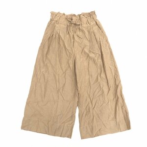 JOURNAL STANDARD ジャーナルスタンダード ワイド ガウチョパンツ 38(M) ベージュ系 ワイドパンツ スカーチョ 国内正規品 レディース