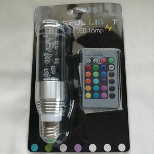 照明　電球　インテリア　 LED　カラフルライト　バブル