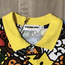 ★新品★ マイロ アニマル サファリ ポロシャツ Lサイズ a bathing ape BAPE milo animal Safari エイプ ベイプ アベイシングエイプ w7_画像3