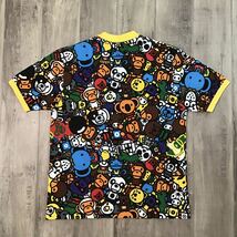 ★新品★ マイロ アニマル サファリ ポロシャツ Lサイズ a bathing ape BAPE milo animal Safari エイプ ベイプ アベイシングエイプ w7_画像2