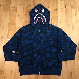 ★ムック限定★ ファイヤーカモ シャーク パーカー Sサイズ shark full zip hoodie a bathing ape BAPE fire camo エイプ ベイプ z5575