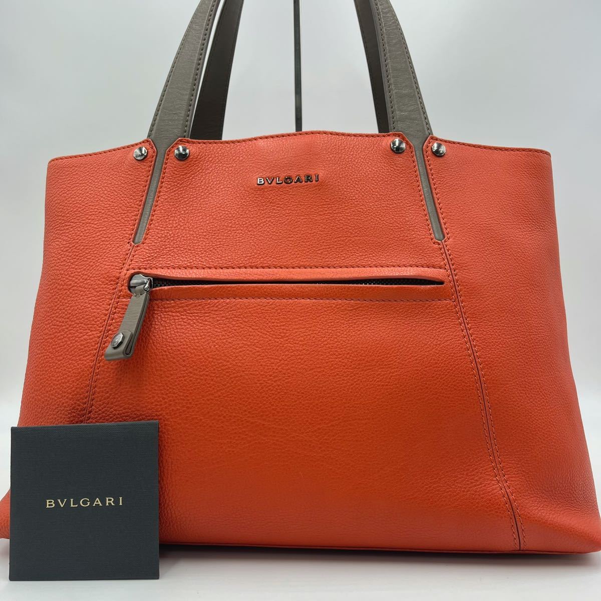 1円〜【入手困難/極美品】BVLGARI ブルガリ メンズ オクト トート