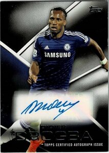 サッカー★ディディ・ドログバ14-15 Topps Premier Gold 直筆サインカード