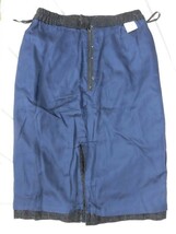 ei-1036　日本製スカート レディース　ボトム　スカート タイト　紺　サイズ9　紺に砂柄の長めのタイトスカート_画像10