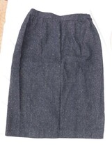 ei-1036　日本製スカート レディース　ボトム　スカート タイト　紺　サイズ9　紺に砂柄の長めのタイトスカート_画像9