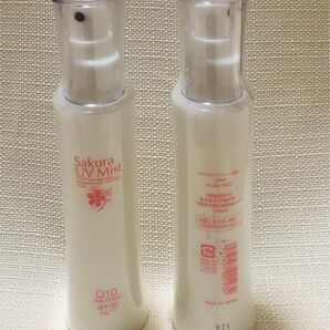 ミストスプレー 桜 日焼け止め ＵＶ　カット SPF 30 PA+++ 乳液 化粧下地 まとめ売り 未開封　2本　セット