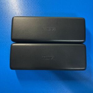 * free shipping ⑥* Tumi TUMI glasses case ×2 piece ( unused ) glasses seat *..( unused ). we attach. tumi