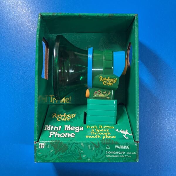 ★送料無料⑪★ミニ 拡声器 mini mega phone レインフォレストカフェ アメリカ Rainforest cafe