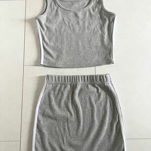 デイジーストア セットアップ 私服 タンクトップ ミニスカート