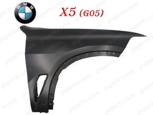 BMW X5 G05 2019～ xDrive 35d 40d 45e M50i フロント 右 フェンダー 41007492364 41 00 7 492 364