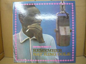 Bｂ2172-c　レコード　ナットキングコール　赤版　REMEMBER　NAT　KING　COLE　KJ-7014