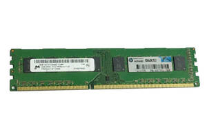 【中古パーツ】PC3 本体用 DDR3 メモリ Micron 4GB 2R*8 PC3-10600U-9-11-B1 4GBx1枚　計4GB ■Ｍ（113）