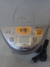 注目：ZOJIRUSHI ★ 象印マイコン沸とう VE電気まほうびん【CV-DM22】2.2L 電気ケトル 電気ポット ★ 中古作動品_画像2