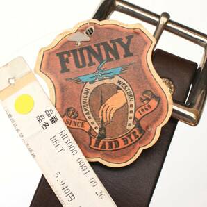 (32818)未使用FUNNYファニー ギャリソンベルト サイズW26 (革 レザー レザーベルト メンズ レディース キッズ ジュニア)の画像5