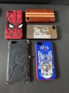 iPhone 5s iPhone6 ケース　スターウォーズ　R2D2 GODFATHER ゴッドファーザー　木製　スパイダーマン　