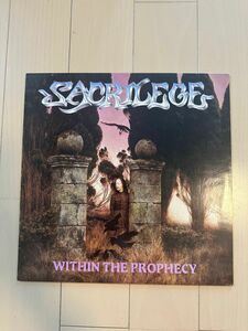 sacrilege Within the Prophecy LP レコード