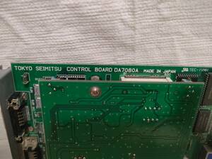 東京精密 tokyo seimitsu　PC基盤　control board DA7080A　粗さ測定器のPCから外した品