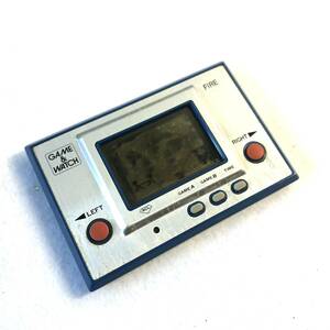 GAME&WATCH Game & Watch FIRE fire Nintendo nintendo electrification * simple operation function verification settled used 