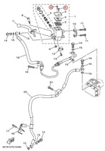 YAMAHA 純正 汎用品 フラットヘッドボルト[マスターシリンダーのボルト] #98707-04012_画像2