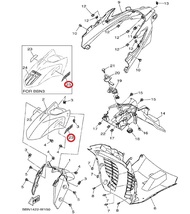 YAMAHA 純正 NVX155['21-] ステッカー フロントフェンダー[ABSロゴ] [車体色:モンスターエナジー] #BBN-F1569-10 【GRAPHIC 1】_画像2