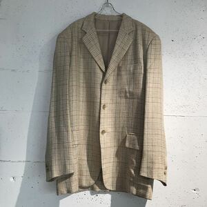 MEN'S BIGI check tailored jacket 