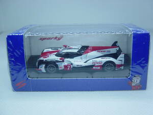 送料220円～ spark 1/64 TOYOTA TS050 HYBRID #7 GAZOO Racing 2nd 24H Le Mans 2018 ル・マン 