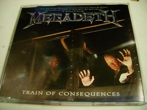 Megadeth(メガデス)「Train of Consequences」 UK盤