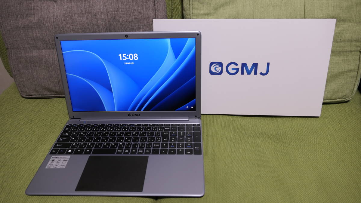 使用8か月】GM-JAPAN GMJ-15-256Pノートパソコン Windows 11 Office