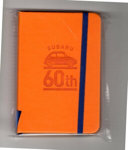 SUBARU original person eye Note (60thAnniversary)[ orange ]