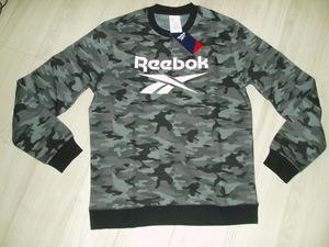  быстрое решение! новый товар *Reebok[ Reebok ] большой Logo Crew спортивная фуфайка [men's. M]Y7,690 FN14