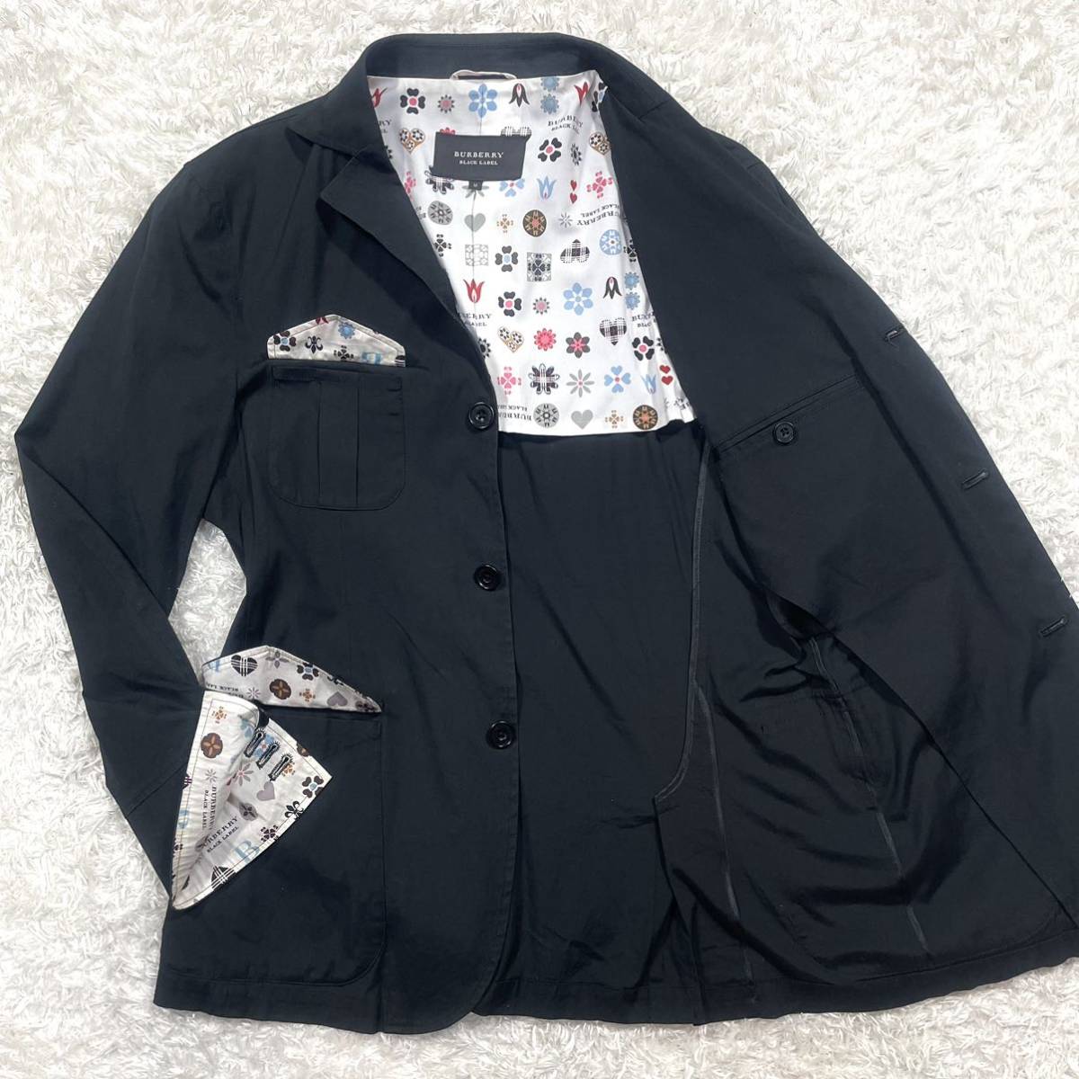 BURBERRY BLACK LABEL『希少Lサイズ相当』バーバリーブラックレーベル