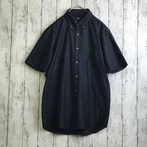 UNIQLO　ユニクロ　半そでシャツ　Mサイズ　ネイビー　S12-218　USED