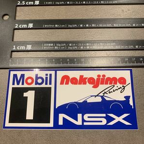 当時物★Mobil 1 nakajima Racing/モービル ワン ナカジマ レーシング★スーパーGT NSX★ステッカー/デカールの画像1