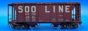 3G　HO_外国形　ATRAS　アトラス　貨車　SOO LINE　スー・ライン　SOO LINE　6849号　箱無し　ジャンク品　#718