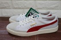 新品 定価13200円　24㎝ PUMA プーマ　BASKET VTG レザー　レディース　スニーカー　本革　374922-015_画像2