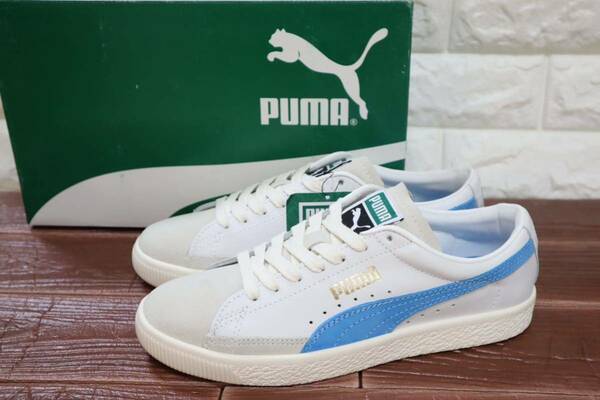 新品 定価13200円　22㎝ PUMA プーマ　BASKET VTG レザー　レディース　スニーカー　ユニセックス　本革　374922-016