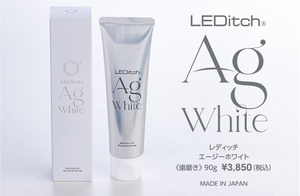 LEDitch レディッチ Ag White 歯磨き 90g ホワイトニング　バイオアパタイト配合　口臭予防　トータルオーラルケア　クールプロジェクト