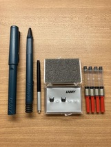 LAMY ラミー 2017年限定 ペトロール 6本セット 万年筆 ローラーボール ボールペン おまけ付_画像3