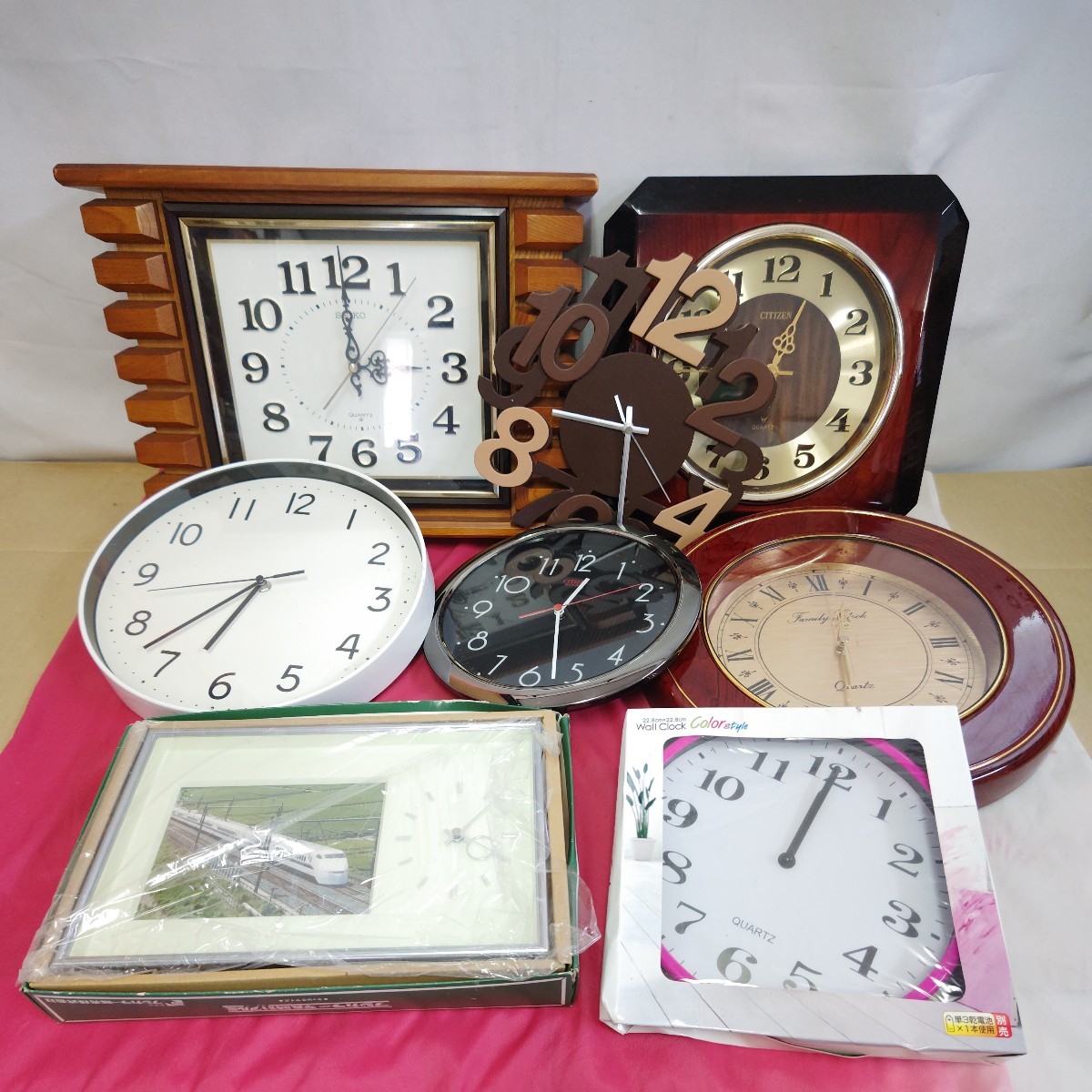 ヤフオク! -「時計 ジャンク まとめ」(掛時計、柱時計) (置時計