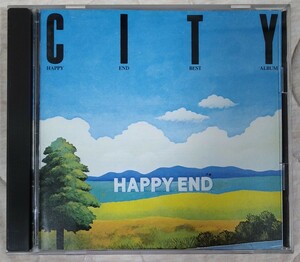 はっぴいえんど CITY 旧規格国内盤中古CD ベスト・ヒッツ 細野晴臣 大瀧詠一 鈴木茂 松本隆 happy end ymo KICP8102 1500円盤