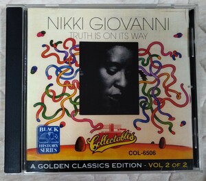 nikki giovanni Truth Is On Its Way 旧規格輸入盤中古CD ニッキ・ジョヴァンニ トゥルース・イズ・オン・イッツ・ウェイ COL-6506