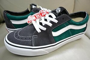 新品未使用 USA企画 VANS バンズ SK8-LOW スケートロー グリーン チャコール VN0A5KXDJGC 送料無料 US8 26センチ