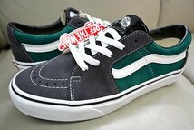 新品未使用 USA企画 VANS バンズ SK8-LOW スケートロー グリーン チャコール VN0A5KXDJGC US10 28センチ 送料無料_画像1