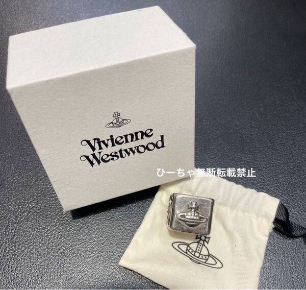 【激レア】Vivienne Westwood スクエアリング ヴィヴィアン リング 指輪 廃盤